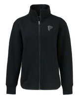 Atlanta Falcons Mono Cutter & Buck Roam Eco Full Zip Recycled Womens Jacket BL_MANN_HG 1