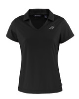 Carolina Panthers Mono Cutter & Buck Daybreak Eco Recycled Womens V-neck Polo BL_MANN_HG 1