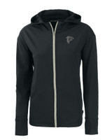 Atlanta Falcons Mono Cutter & Buck Daybreak Eco Recycled Womens Full Zip Hoodie BL_MANN_HG 1