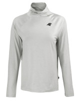 Carolina Panthers Mono Cutter & Buck Coastline Epic Comfort Eco Recycled Womens Funnel Neck CNC_MANN_HG 1
