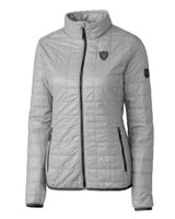  Las Vegas Raiders Mono Cutter & Buck Rainier PrimaLoft®  Womens Eco Insulated Full Zip Puffer Jacket POL_MANN_HG 1