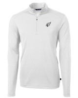 Arizona Cardinals Mono Cutter & Buck Virtue Eco Pique Recycled Quarter Zip Mens Pullover WH_MANN_HG 1