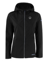 Indianapolis Colts Mono Cutter & Buck Evoke Eco Softshell Recycled Full Zip Womens Jacket BL_MANN_HG 1