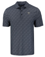 Jacksonville Jaguars Mono Cutter & Buck Pike Eco Pebble Print Stretch Recycled Mens Polo BLWH_MANN_HG 1