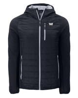 Washington Commanders Mono Cutter & Buck Rainier Primaloft Mens Eco Full Zip Hybrid Jacket BL_MANN_HG 1