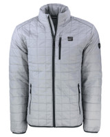 New York Giants Mono Cutter & Buck Rainier PrimaLoft® Mens Eco Insulated Full Zip Puffer Jacket POL_MANN_HG 1