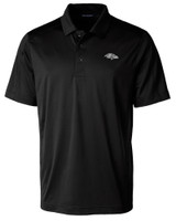Baltimore Ravens Mono Cutter & Buck Prospect Eco Textured Stretch Recycled Mens Big & Tall Polo BL_MANN_HG 1