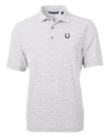 Indianapolis Colts Mono Cutter & Buck Virtue Eco Pique Botanical Print Recycled Mens Polo POL_MANN_HG 1