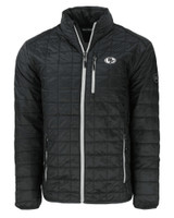 San Francisco 49ers Mono Cutter & Buck Rainier PrimaLoft®  Mens Big and Tall Eco Insulated Puffer Jacket BL_MANN_HG 1