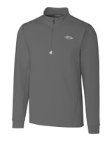 Baltimore Ravens Mono Cutter & Buck Traverse Stretch Quarter Zip Mens Big and Tall Pullover EG_MANN_HG 1