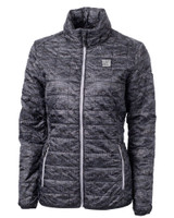 New York Giants Mono Cutter & Buck Rainier PrimaLoft® Womens Eco Insulated Full Zip Printed Puffer Jacket BL_MANN_HG 1