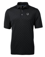 Indianapolis Colts Mono Cutter & Buck Virtue Eco Pique Tile Print Recycled Mens Big & Tall Polo BL_MANN_HG 1