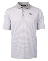 Kansas City Chiefs Mono Cutter & Buck Virtue Eco Pique Micro Stripe Recycled Mens Big & Tall Polo POLWH_MANN_HG 1