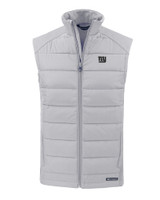 New York Giants Mono Cutter & Buck Evoke Hybrid Eco Softshell Recycled Mens Full Zip Vest CNC_MANN_HG 1