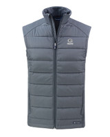 Green Bay Packers Mono Cutter & Buck Evoke Hybrid Eco Softshell Recycled Mens Full Zip Vest EG_MANN_HG 1