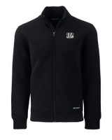 Cincinnati Bengals Mono Cutter & Buck Roam Eco Recycled Full Zip Mens Big & Tall Jacket BL_MANN_HG 1