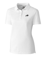 Buffalo Bills Mono Cutter & Buck Advantage Tri-Blend Pique Womens Polo WH_MANN_HG 1