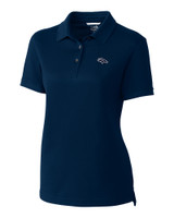 Denver Broncos Mono Cutter & Buck Advantage Tri-Blend Pique Womens Polo LYN_MANN_HG 1