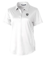  Las Vegas Raiders Mono Cutter & Buck Prospect Eco Textured Stretch Recycled Womens Short Sleeve Polo WH_MANN_HG 1