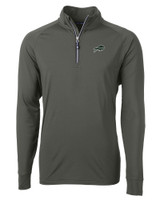 Buffalo Bills Mono Cutter & Buck Adapt Eco Knit Stretch Recycled Mens Quarter Zip Pullover PLO_MANN_HG 1