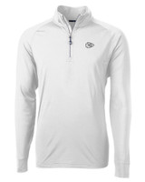 Kansas City Chiefs Mono Cutter & Buck Adapt Eco Knit Stretch Recycled Mens Quarter Zip Pullover WH_MANN_HG 1