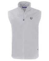 Indianapolis Colts Mono Cutter & Buck Charter Eco Recycled Mens Full-Zip Vest POL_MANN_HG 1