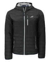 Philadelphia Eagles Mono Cutter & Buck Rainier Primaloft Eco Mens Full Zip Hooded Jacket BL_MANN_HG 1