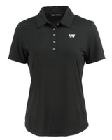 Washington Commanders Mono Cutter & Buck Coastline Epic Comfort Eco Recycled Womens Polo BL_MANN_HG 1