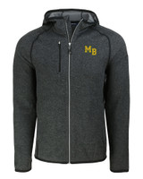 Mountain Brook High School Cutter & Buck Mainsail Full Zip Hooded Mens Jacket CCH_MANN_HG 1