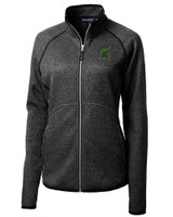 Mountain Brook High School - Cutter & Buck Mainsail Sweater-Knit Womens Full Zip Jacket Charcoal Heather Mannequin