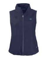 James Clemens High School Cutter & Buck Charter Eco Recycled Full-Zip Womens Vest NVBU_MANN_HG 1