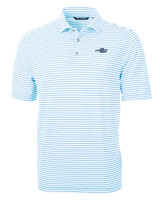 James Clemens High School Cutter & Buck Virtue Eco Pique Stripe Recycled Mens Big and Tall Polo ALS_MANN_HG 1