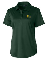 Mountain Brook High School Cutter & Buck Prospect Eco Textured Stretch Recycled Womens Short Sleeve Polo HT_MANN_HG 1