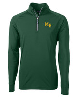 Mountain Brook High School Cutter & Buck Adapt Eco Knit Stretch Recycled Mens Quarter Zip Pullover HT_MANN_HG 1