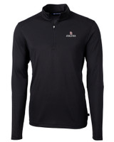 Marjory Stoneman Douglas High School -  Cutter & Buck Virtue Recycled Featherlight Pique Mens Quarter Zip Pullover Black Mannequin