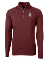 Marjory Stoneman Douglas High School Cutter & Buck Adapt Eco Knit Stretch Recycled Mens Quarter Zip Pullover BRD_MANN_HG 1