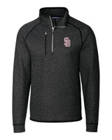 Marjory Stoneman Douglas High School Cutter & Buck Mainsail Sweater-Knit Mens Big and Tall Half Zip Pullover Jacket CCH_MANN_HG 1