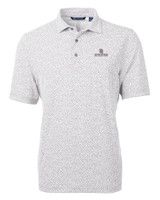 Marjory Stoneman Douglas High School -  Cutter & Buck Virtue Recycled Botanical Print Featherlight Pique Mens  Polo Polished Medium Gray Mannequin