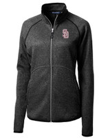 Marjory Stoneman Douglas High School Cutter & Buck Mainsail Sweater-Knit Womens Full Zip Jacket CCH_MANN_HG 1