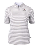 Marjory Stoneman Douglas High School -  Cutter & Buck Virtue Eco Pique Stripe Recycled Womens Top POL_MANN_HG 1
