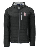 Marjory Stoneman Douglas High School Cutter & Buck Rainier Primaloft Eco Mens Full Zip Hooded Jacket BL_MANN_HG 1