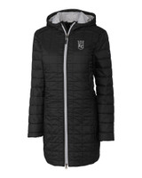 Kansas City Royals Mono Cutter & Buck Rainier PrimaLoft®  Womens Eco Insulated Hooded Long Coat BL_MANN_HG 1