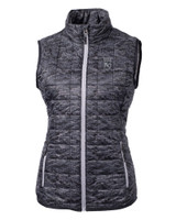 Kansas City Royals Mono Cutter & Buck Rainier PrimaLoft® Womens Eco Insulated Full Zip Printed Puffer Vest BL_MANN_HG 1