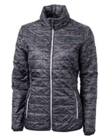 New York Jets Cutter & Buck Rainier PrimaLoft® Womens Eco Insulated Full Zip Printed Puffer Jacket BL_MANN_HG 1