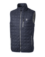 Detroit Tigers Mono Cutter & Buck Rainier PrimaLoft® Mens Big and Tall Eco Insulated Full Zip Puffer Vest ANM_MANN_HG 1