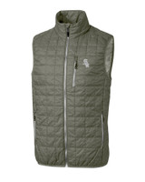 Chicago White Sox Mono Cutter & Buck Rainier PrimaLoft® Mens Eco Insulated Full Zip Puffer Vest POM_MANN_HG 1