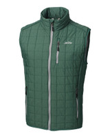 New York Jets Cutter & Buck Rainier PrimaLoft® Mens Eco Insulated Full Zip Puffer Vest HNM_MANN_HG 1