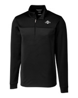 San Francisco Giants Mono Cutter & Buck Traverse Stretch Stripe Eco Quarter Zip Mens Pullover BL_MANN_HG 1