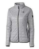 Cincinnati Reds Mono Cutter & Buck Rainier PrimaLoft®  Womens Eco Insulated Full Zip Puffer Jacket POL_MANN_HG 1