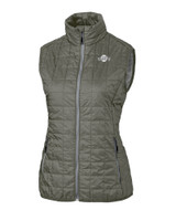 San Francisco Giants Mono Cutter & Buck Rainier PrimaLoft® Womens Eco Insulated Full Zip Puffer Vest POM_MANN_HG 1